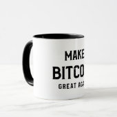 Make Bitcoin great again mug Tasse (Vorderseite Links)