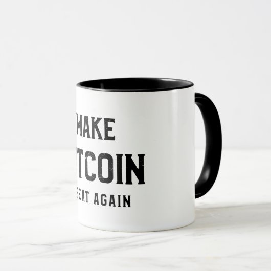 Make Bitcoin great again mug Tasse (VorderseiteRechts)