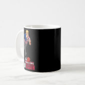 Make Bowling Great Again - Funny Trump Bowling Gif Kaffeetasse (Vorderseite Links)