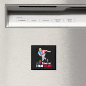 Make Bowling Great Again Lustig Trump Bowling Magnet (In Situ (Geschirrspüler))