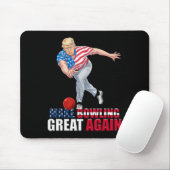 Make Bowling Great Again Lustig Trump Bowling  Mousepad (Mit Mouse)