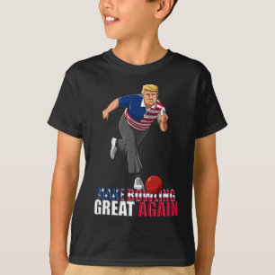 Make Bowling Great Again - Lustiges Trump Bowling T-Shirt