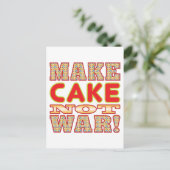 Make Cake v2b Postkarte (Stehend Vorderseite)