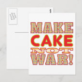 Make Cake v2b Postkarte (Vorne/Hinten)