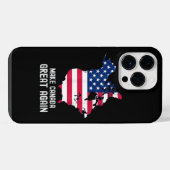 Make Canada Great Again USA 51. Staat iPhone Hülle (Rückseite (Horizontal))