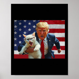Make Cats Safe Again Trump Katzen Für Trump Gewonn Poster