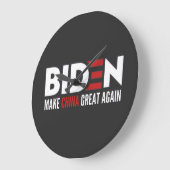 Make China Great Again Große Wanduhr (Winkel)