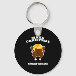 Make Christmas Great Again Gekochtes Truthahn-Aben Schlüsselanhänger