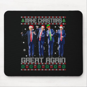 Make Christmas Great Again hässliche Pullover Trum Mousepad