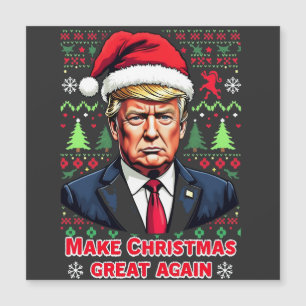 Make Christmas Great Again Hässlicher Weihnachtsma Magnetkarte