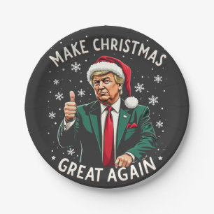 Make Christmas Great Again Hässlicher Weihnachtsma Pappteller