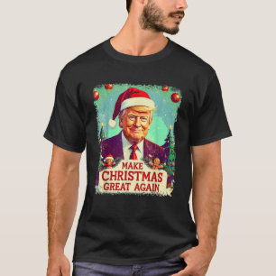 Make Christmas Great Again Lustiger Santa Trump 20 T-Shirt