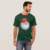 Make Christmas Great Again Maga GOP Santa T-Shirt (Vorne ganz)