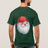 Make Christmas Great Again Maga GOP Santa T-Shirt (Rückseite)