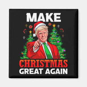 Make Christmas Great Again Santa Präsident Trump _ Magnet