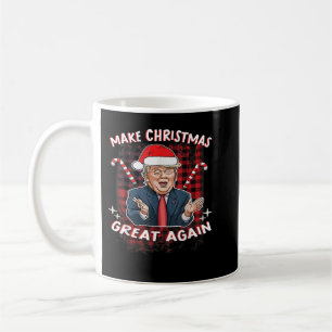 Make Christmas Great Again Santa Trump Ugly Sweate Kaffeetasse