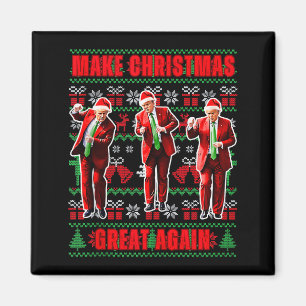 Make Christmas Great Again Trump Schlafanzug Hässl Magnet