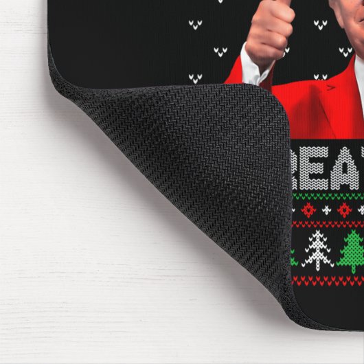 Make Christmas Great Again Xmas Funny Pajamas Ugly Mousepad (Ecke)