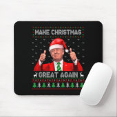 Make Christmas Great Again Xmas Funny Pajamas Ugly Mousepad (Mit Mouse)