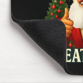 Make Christmas Great Again Xmas Funny Santa Trump Mousepad (Ecke)