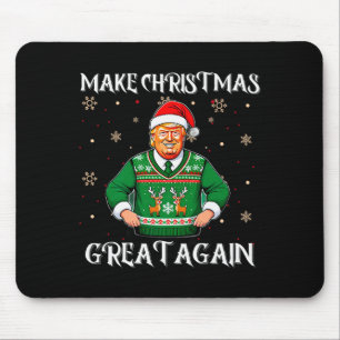 Make Christmas Great Again Xmas Lustig Trump Schla Mousepad