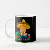 Make Cinco De Mayo Great Again Lustiger Mexikanisc Kaffeetasse (Links)