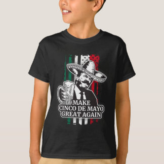 Make Cinco De Mayo Great Again Trump Kostüm T-Shir T-Shirt