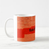"Make Coffee Not Wall" Cooler Niedlicher Spaß einz Kaffeetasse (Links)