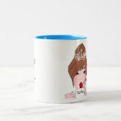 "Make Diva Time"/Relax and Chill Zweifarbige Tasse (Mittel)