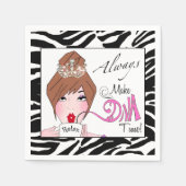 "Make Diva Time"/ Relax / Immer! Serviette (Vorderseite)