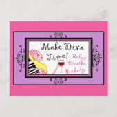 "Make Diva Time"/ Relax Postkarten (Vorderseite)