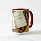 Make Dua, Drink Coffee, Hustle Islamic Productive Tasse (VorderseiteRechts)