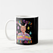 Make Easter Great Again Funny Trump Bunny Spring H Kaffeetasse (Links)