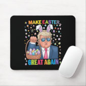 Make Easter Great Again Funny Trump Bunny Spring H Mousepad (Mit Mouse)