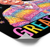 Make Easter Great Again Funny Trump Bunny Spring H Poster (Ecke)