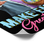 Make Easter Great Again Funny Trump Spring Hunt Eg Poster (Ecke)