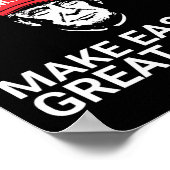 Make Easter Great Again Trump Poster (Ecke)