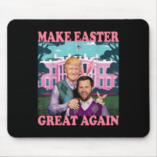 Make Easter Great Again Trump Vance Bunny Hunt 2  Mousepad