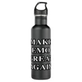 MAKE EMO GREAT AGAIN EDELSTAHLFLASCHE (Vorderseite)