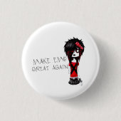 MAKE EMO GREAT AGAIN- Emo Zombie Girl- Button (Vorderseite)