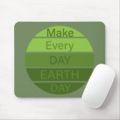 make every day earth day mousepad (Mit Mouse)