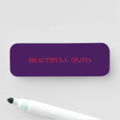 \Make Every first Impression Count Beautiful Olivi Namensschild (Beispiel)