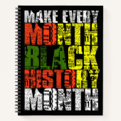 Make Every Month Black History Month Notizblock (Vorderseite)
