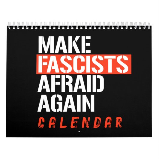 Make Fascists Afraid Again Calendar Kalender (Titelbild)