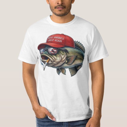 Make Fishing Great Again  T-Shirt (Vorderseite)