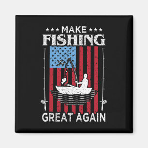 Make Fishing Great Again Trump Lustiger Angler Ang Magnet
