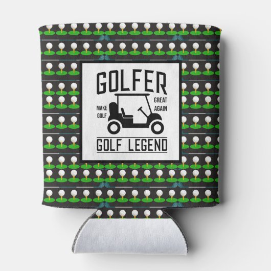 Make Golf Great Again Cooler Dosenkühler (Rückseite)