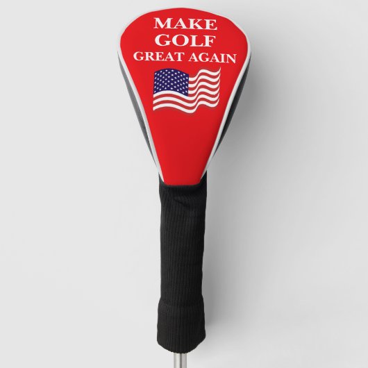 Make Golf Great Again Lustig Headcover (Vorderseite)