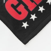 Make Groundhog Day Great Again Lustig Trump Halten Fleecedecke (Ecke)
