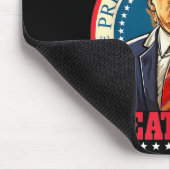 Make Groundhog Day Great Again Lustig Trump Halten Mousepad (Ecke)